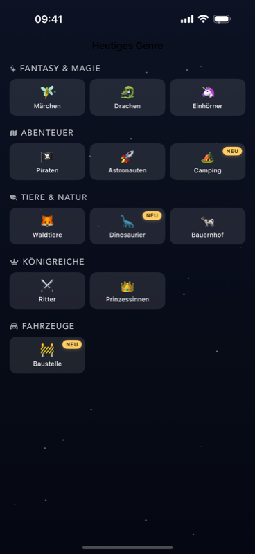 Genre auswählen